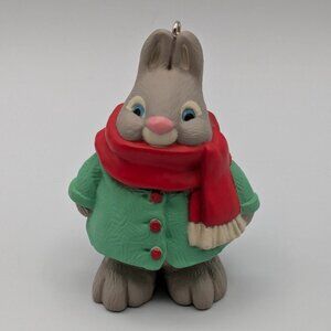 Hallmark Keepsake Bundled-Up Bunny 2015, Member Exclusive Christmas Ornament
